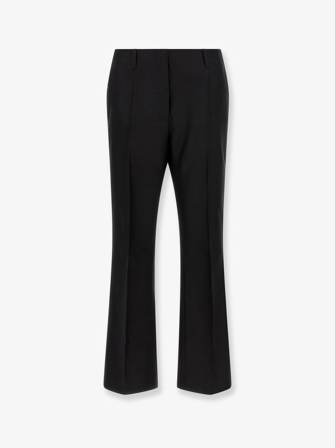Dries Van Noten Paloma Wool And Silk Trousers Black