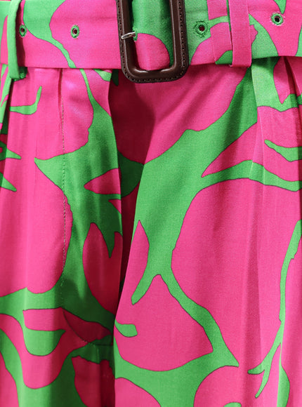 Dries Van Noten Peaches Bis Viscose Trousers