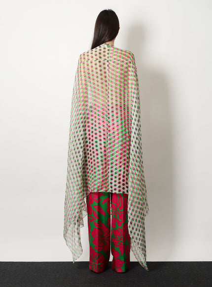 Dries Van Noten Multicolor Silk Dress