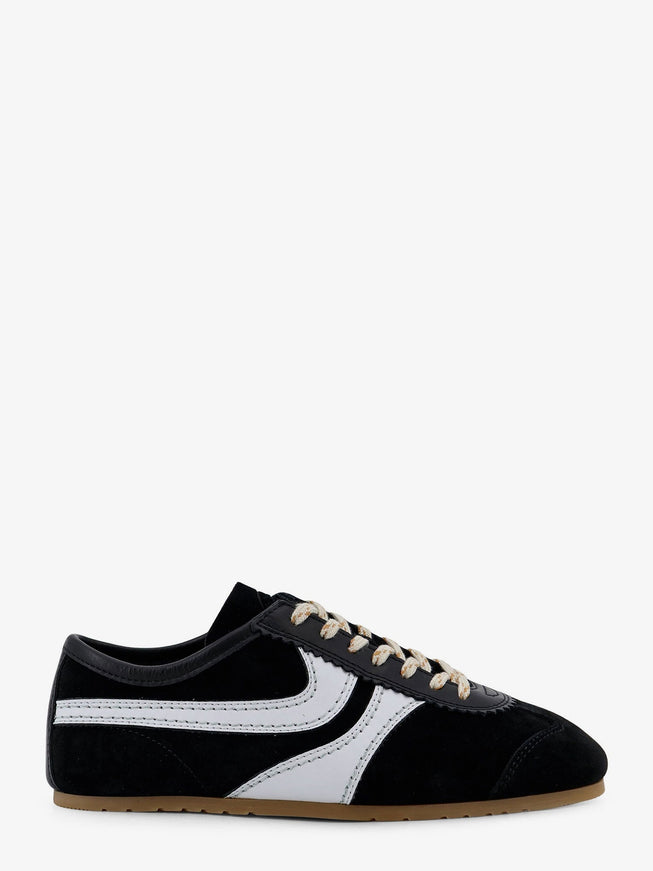 Dries Van Noten Suede Sneakers Blackwhite