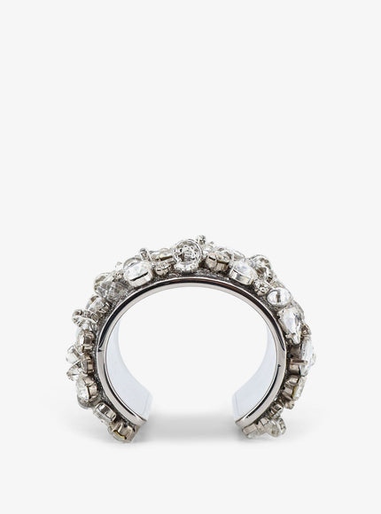 Dries Van Noten Brass Bracelet With Crystals