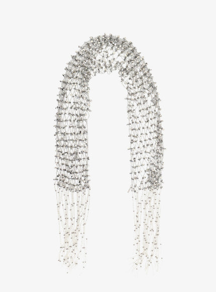 Dries Van Noten Scarf Necklace Uni Silver