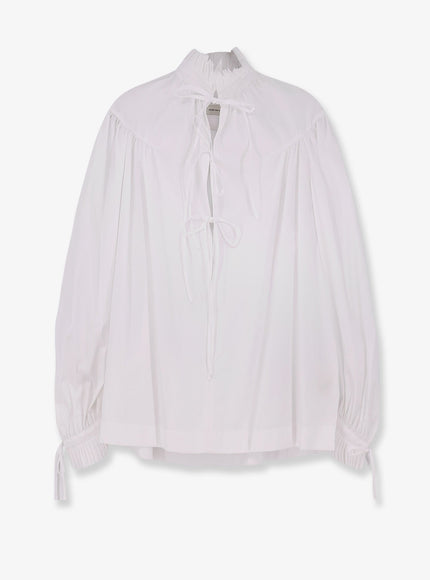 Dries Van Noten Cotton Catya Shirt White