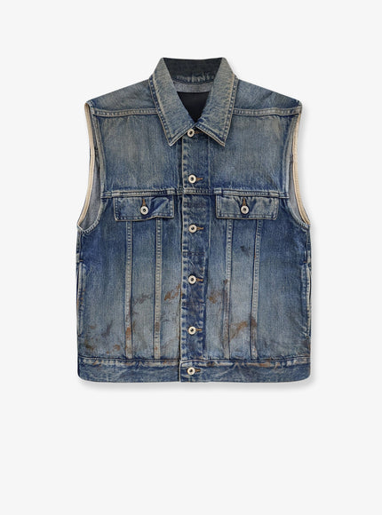 Drkshdw Sleeveless Denim Jacket Vintage Wash
