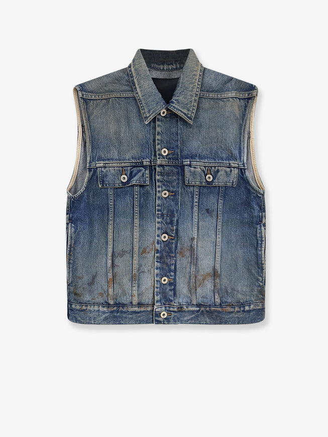 Drkshdw Sleeveless Denim Jacket Vintage Wash