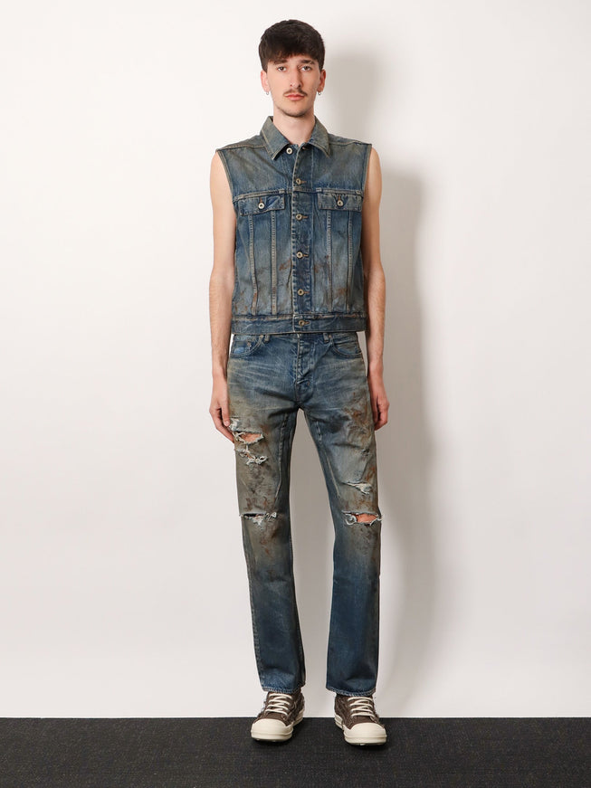 Drkshdw Sleeveless Denim Jacket