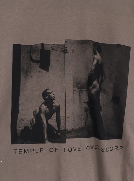 Drkshdw Cotton T-Shirt With Level Print On The Front