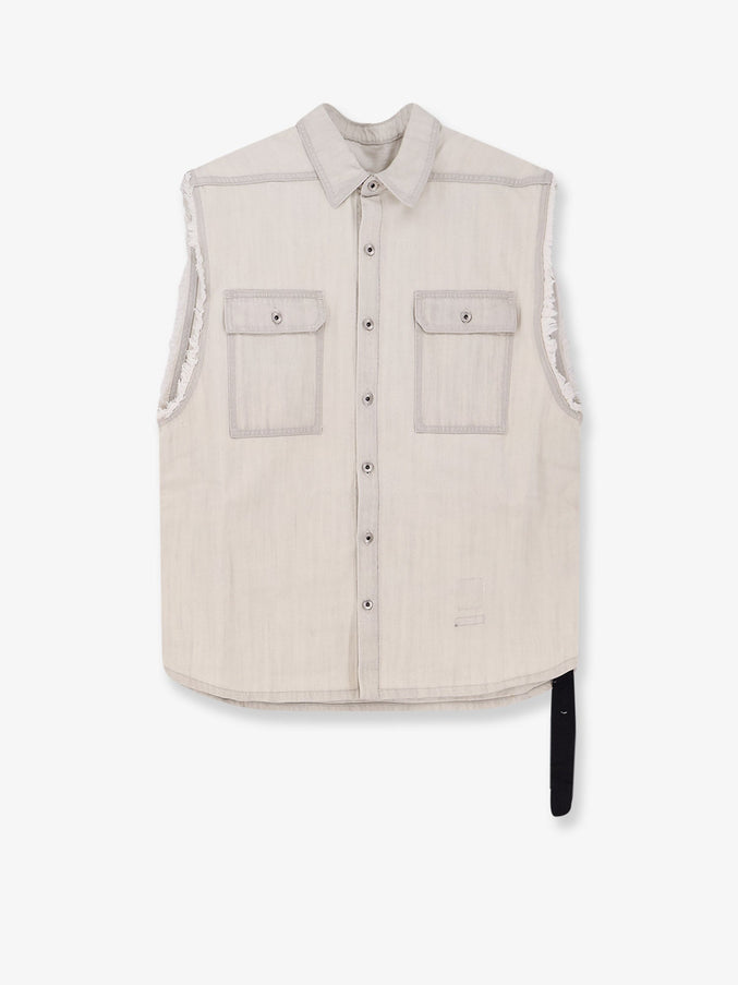 Drkshdw Sleeveless Denim Jacket Milk Wash