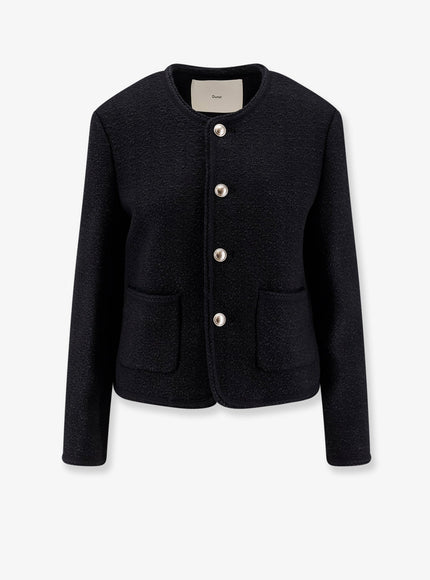 Dunst Unisex Bouclé Tweed Blazer Black