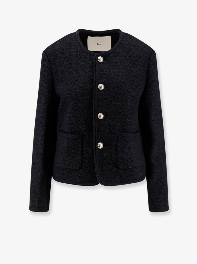 Dunst Unisex Bouclé Tweed Blazer Black