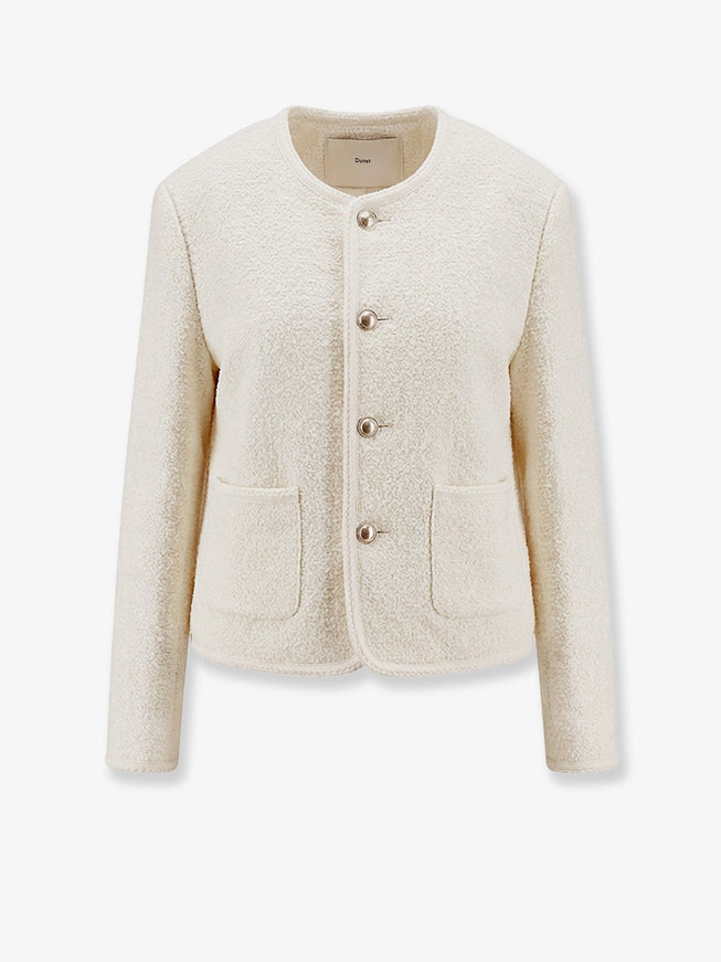 Dunst Unisex Bouclé Tweed Blazer Cream