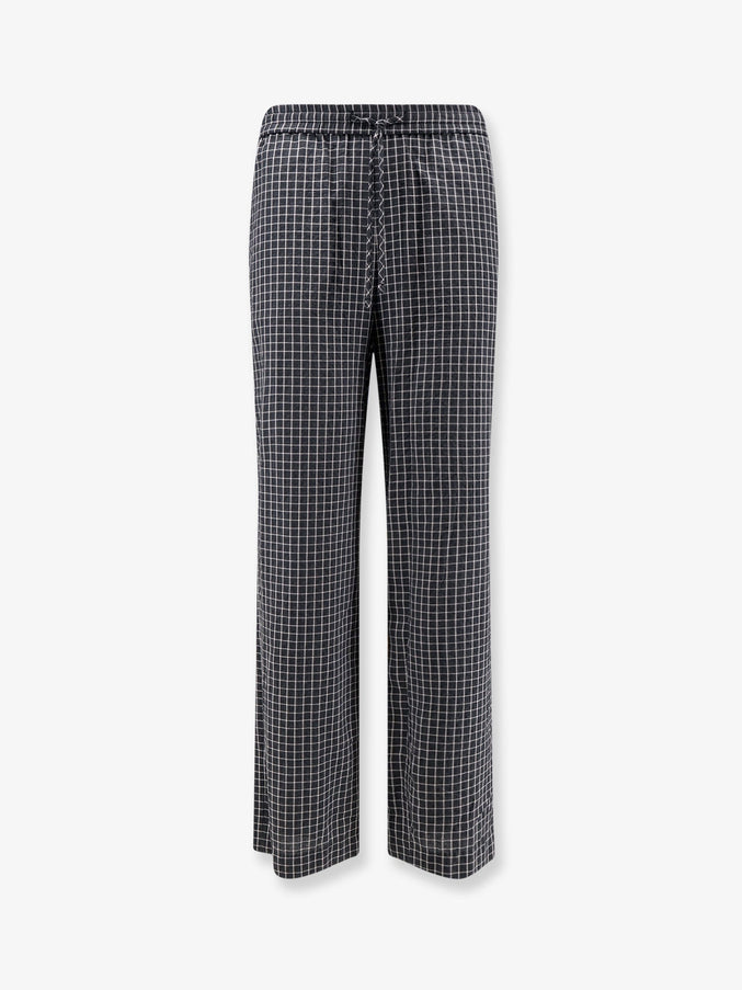Dunst Unisex Pajamas Trousers Blackcheck