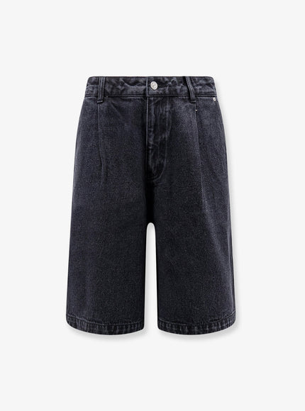 Dunst Back Denim Bermuda Shorts Black