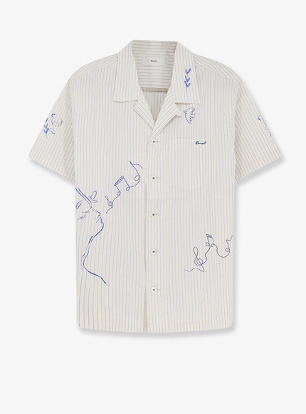 Dunst Striped Cotton Shirt Capriocean