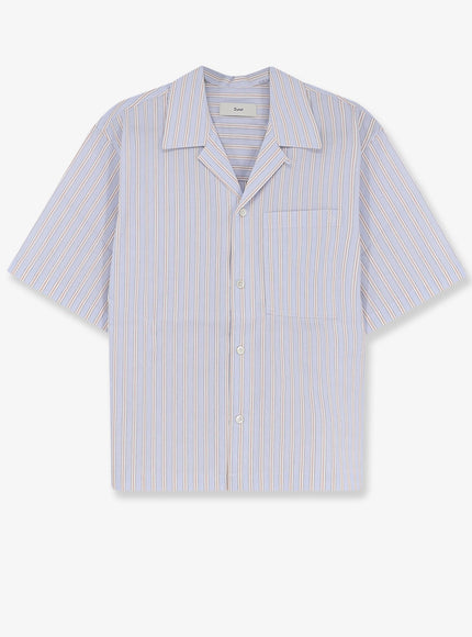 Dunst Striped Cotton Shirt Beigestripe