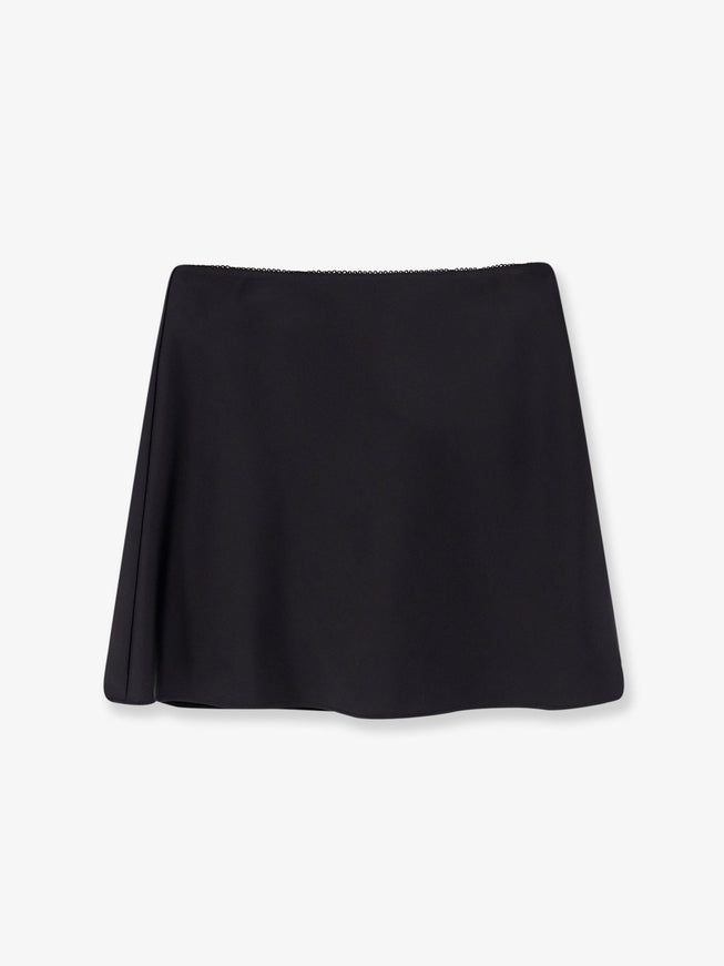 Dunst Satin Skirt With Shorts Black