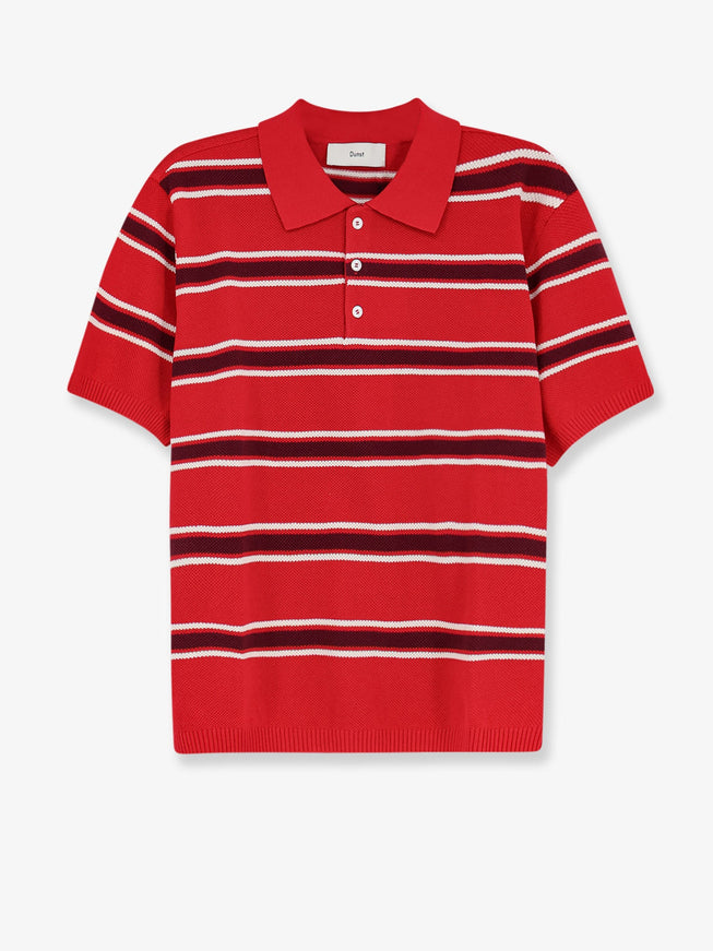 Dunst Unisex Cotton Polo Shirt Redburgundy