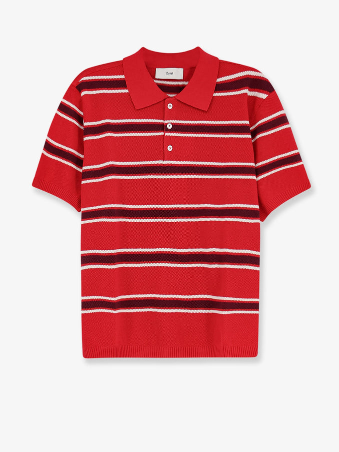 Dunst Unisex Cotton Polo Shirt Redburgundy
