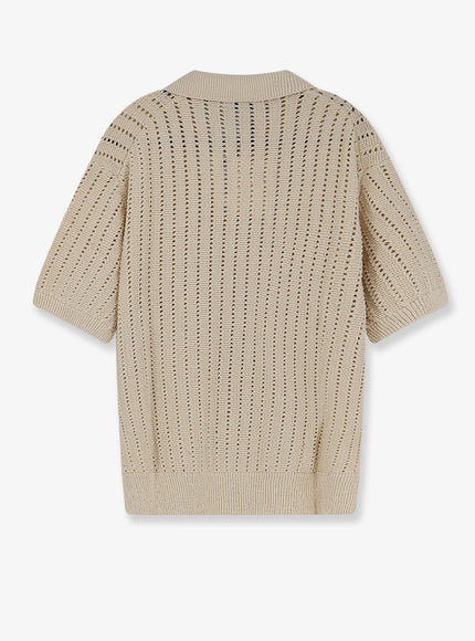 Dunst Openwork Cotton Cardigan