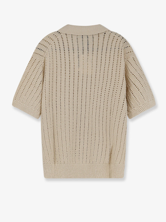 Dunst Openwork Cotton Cardigan