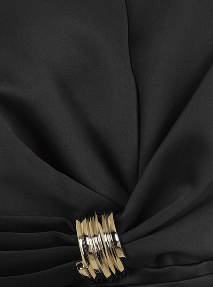 Elisabetta Franchi Events Satin Mini Dress