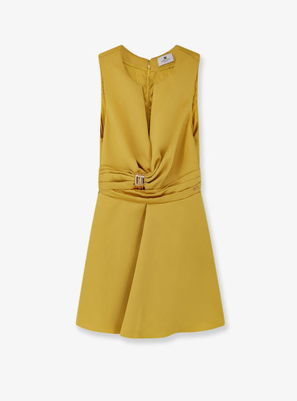 Elisabetta Franchi Events Satin Mini Dress Sun