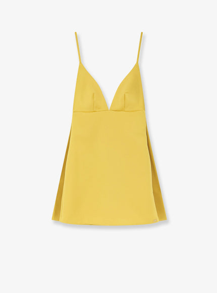 Elisabetta Franchi Daily Satin Mini Dress Sun