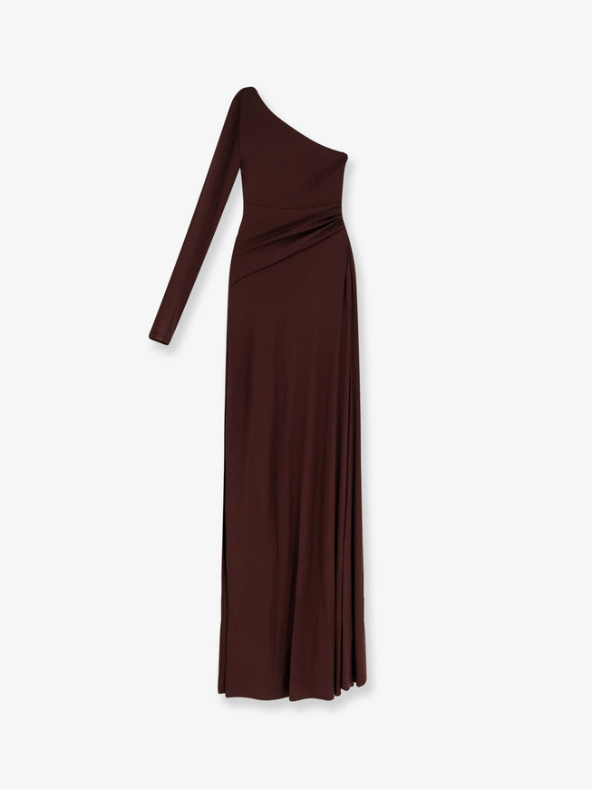 Elisabetta Franchi Red Carpet Stretch Viscose Long Dress