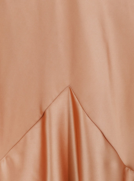 Elisabetta Franchi Daily Satin Long Dress