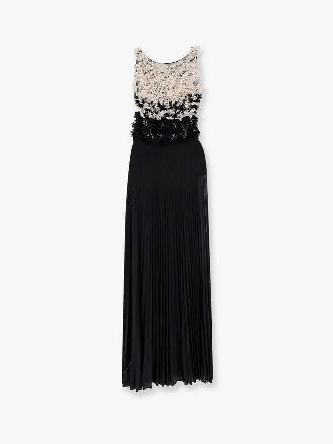 Elisabetta Franchi Red Carpet Long Dress Nero Burro