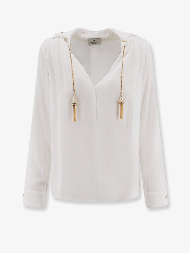 Elisabetta Franchi Viscose Shirt Avorio
