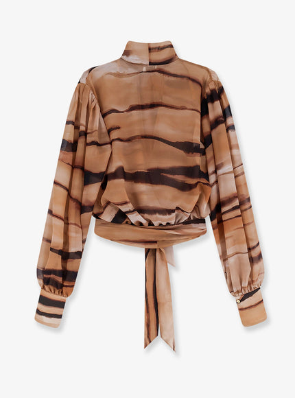 Elisabetta Franchi Shirt With Animalier Print