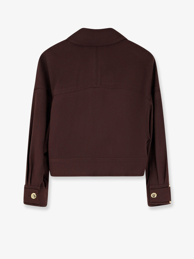 Elisabetta Franchi Cropped Viscose Jacket