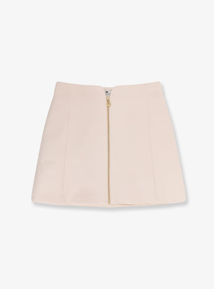 Elisabetta Franchi Daily Mini Skirt With Zip Burro