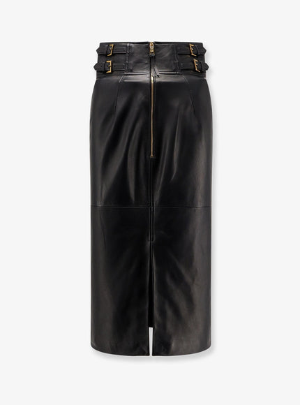 Elisabetta Franchi Leather Skirt
