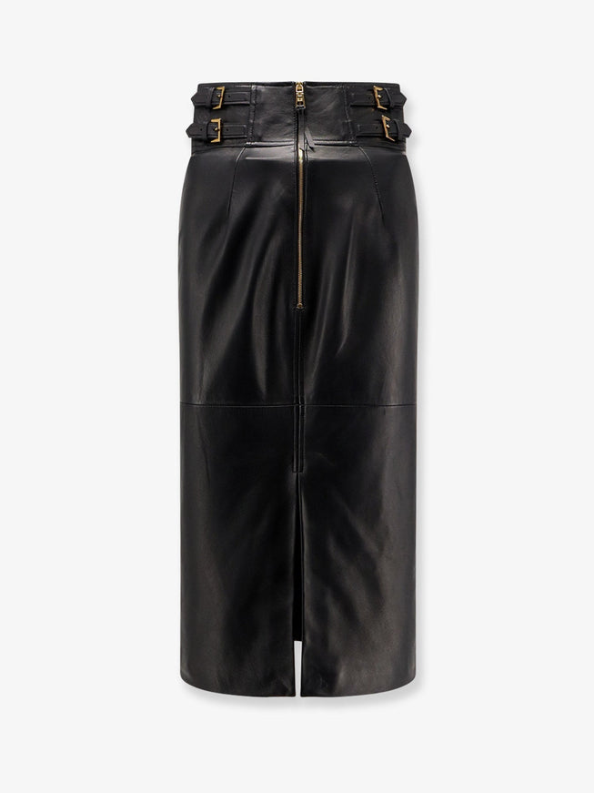 Elisabetta Franchi Leather Skirt