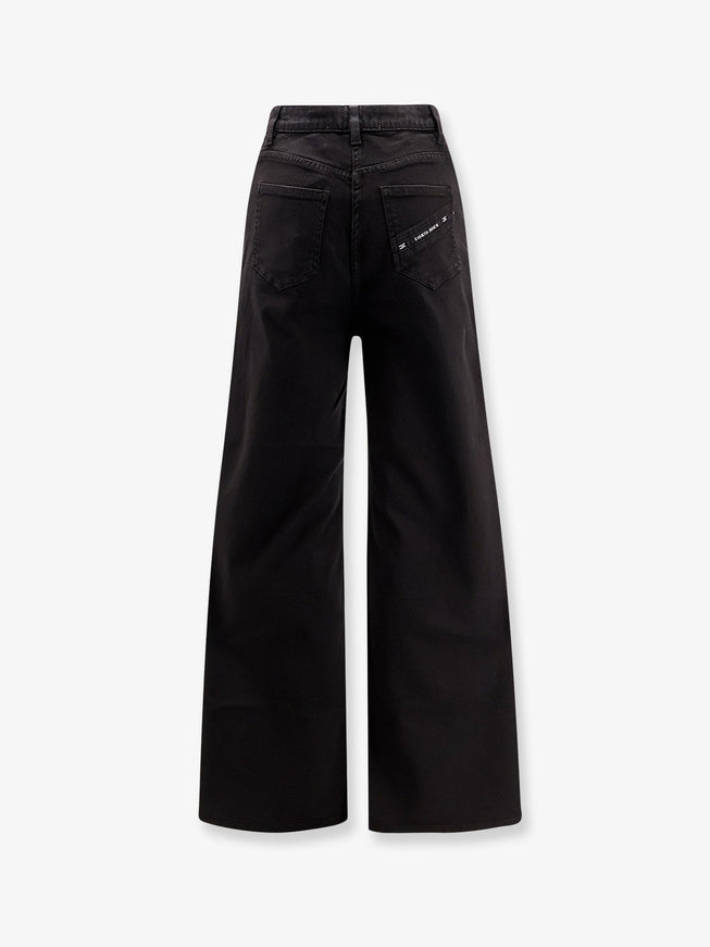 Elisabetta Franchi Black Denim Trousers