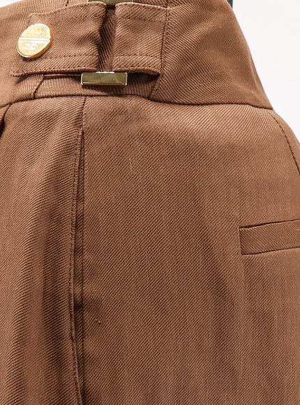 Elisabetta Franchi Daily Linen And Viscose Shorts