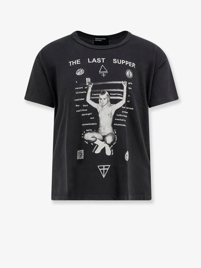 Enfants Riches Deprimes The Last Supper Cotton T-Shirt Fadedblack