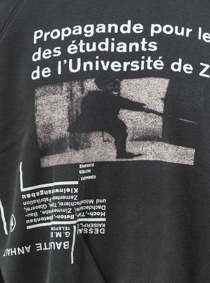 Enfants Riches Deprimes Cotton Sweatshirt With L'université De Zurich Print