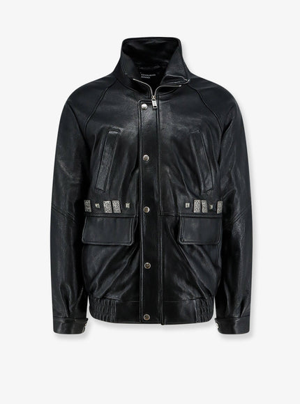 Enfants Riches Deprimes Prince Phillip's Childhood Leather Jacket S Black