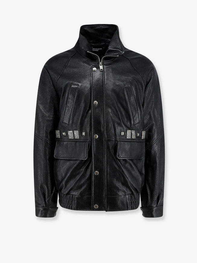 Enfants Riches Deprimes Prince Phillip's Childhood Leather Jacket S Black