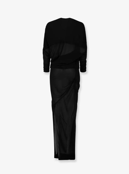 Entire Studios Transparent Fabric Robe Dress