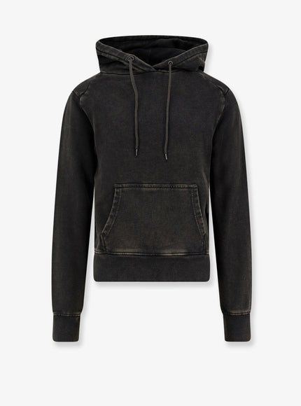Entire Studios Standard Hood Cotton Sweatshirt Washed Black