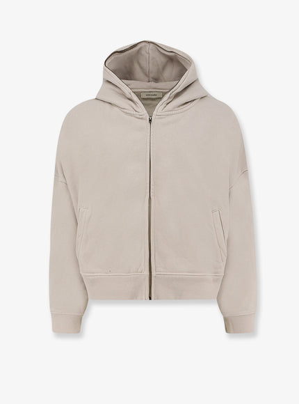 Entire Studios Eternal Zip Cottton Sweatshirt Off White