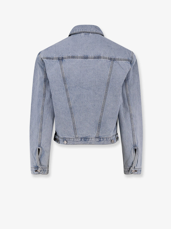 Entire Studios Denim Jacket With Padded Shoulder Pads