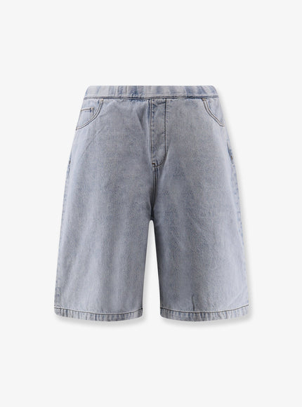 Entire Studios Light-Washed Denim Bermuda Shorts Old Blue
