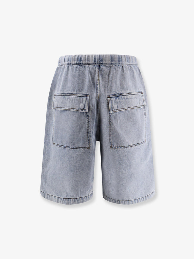 Entire Studios Light-Washed Denim Bermuda Shorts