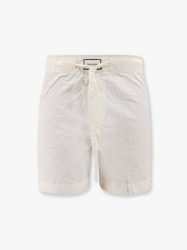 Entire Studios Cotton Bermuda Shorts Off White