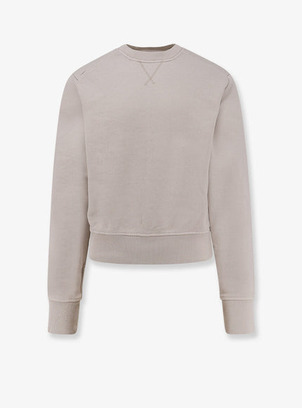 Entire Studios Pod Crew Cotton Sweatshirt Off White